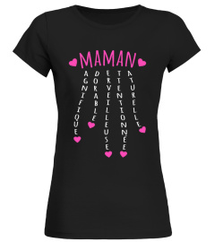 MAMAN Magnifique Adorable Merveilleuse Attentionnée Naturelle | Cadeau T-Collector®