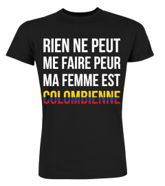 T-shirt Ma femme est Colombienne