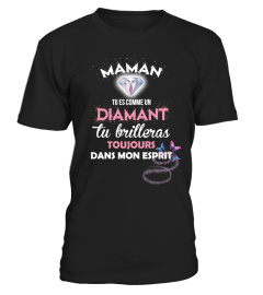 Tasse Mug Maman tu es comme un diamant, tu brilleras toujours dans mon esprit | Cadeau T-Collector®