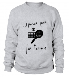 T-shirt j'peux pas j'ai tennis