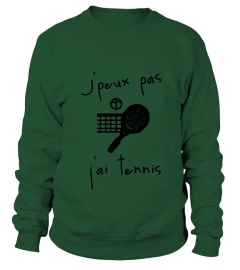 T-shirt j'peux pas j'ai tennis