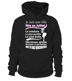 JE SUIS UNE FILLE NÉE EN  Juillet