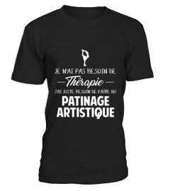 T-shirt Patinage Artistique Thérapie