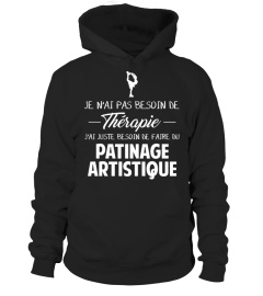 T-shirt Patinage Artistique Thérapie