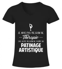 T-shirt Patinage Artistique Thérapie