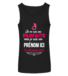 JE NE SUIS PAS PARFAITE TSHIRT PERSONNALISÉ HUMOUR DRÔLE JB5 COLLECTION