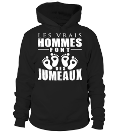 LES VRAIS HOMMES FONT DES JUMEAUX T-SHIRT