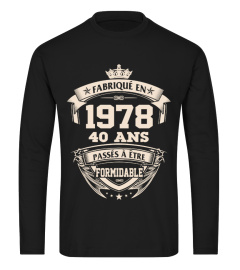 fabriqué en 1978-40 ans