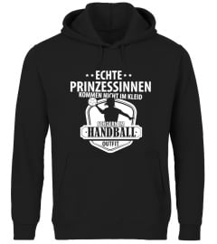 Handball Tshirt - Echte Prinzessinnen kommen im Handball Outfit