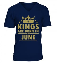 KINGS ARE BORN IN JUNE BIRTHDAY TEE