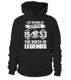 Life begins At 65-1953 Legends Shirt