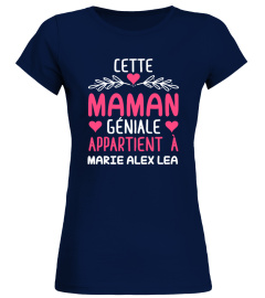 CETTE MAMAN GÉNIALE TSHIRT PERSONNALISÉ