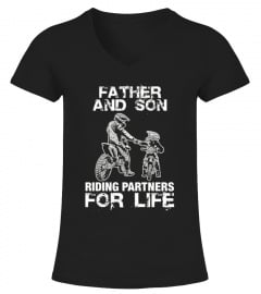 Father And Son Riding Partners T-Shirts