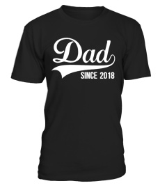 Customize year Dad since tshirt new dad