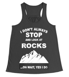 I DON'T ALWAYS STOP AND LOOK AT ROCKS