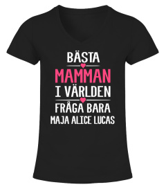 BÄSTA MAMMAN I VÄRLDEN FRÅGA BARA PERSONIFIERADE SHIRT