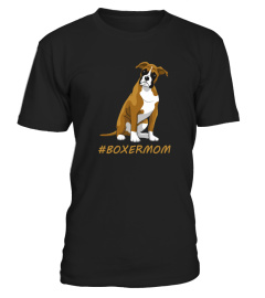 Hashtag Boxer Mom T-Shirt Boxer Dog Mom