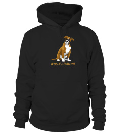 Hashtag Boxer Mom T-Shirt Boxer Dog Mom