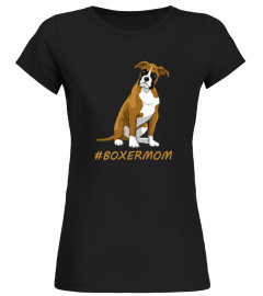 Hashtag Boxer Mom T-Shirt Boxer Dog Mom