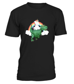 Unicorn Riding Dinosaur T-rex Unicorns
