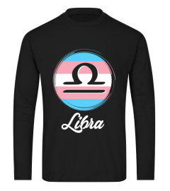 LIBRA TRANSGENDER T-SHIRT TRANS PRIDE PA