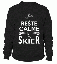 Reste calme et va skier