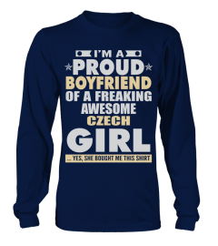 BOYFRIEND OF CZECH GIRL T SHIRTS