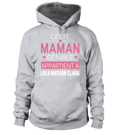 CETTE MAMAN GÉNIALE APPARTIENT A TSHIRT PERSONNALISÉ