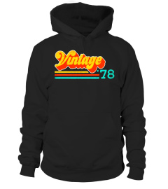 Vintage '78 Classic 1978 T-Shirt 78th / 39th Birthday Gift