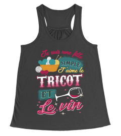 J'aime le tricot et le vin