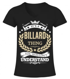 BILLARD - It's a BILLARD Thing