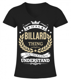 BILLARD - It's a BILLARD Thing