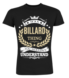 BILLARD - It's a BILLARD Thing