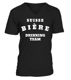 T-shirt Suisse Bière Drinking Team