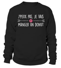 T-shirt je vais manger un donut