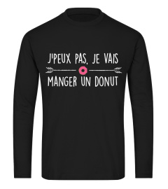 T-shirt je vais manger un donut