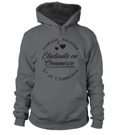 T-shirt Étudiante commerce  Chieuse