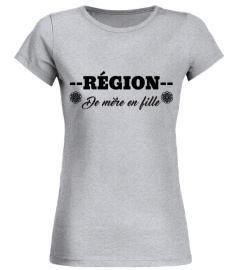 T-shirt de mère en fille Personnalisable