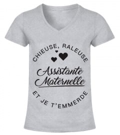 T-shirt Assistante Maternelle Chieuse