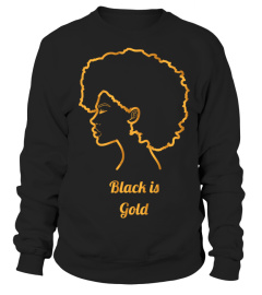 T-shirt Black is Gold