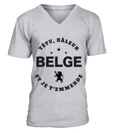T-shirt têtu, râleur - Belge