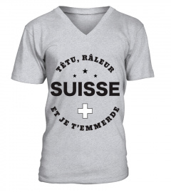 T-shirt têtu, râleur - Suisse