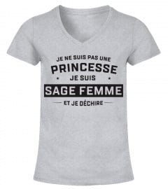 T-shirt Sage femme - pas princesse