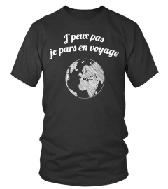 T-shirt peux pas voyage