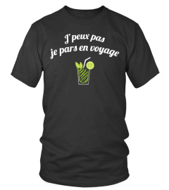 T-shirt peux pas voyage mojito