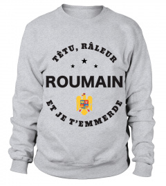 T-shirt têtu, râleur - Roumain