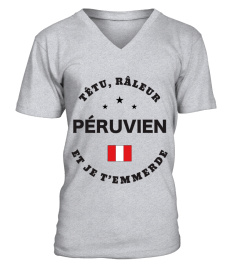 T-shirt têtu, râleur - Péruvien