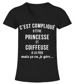 T-shirt Princesse - Coiffeuse