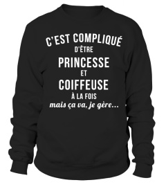 T-shirt Princesse - Coiffeuse