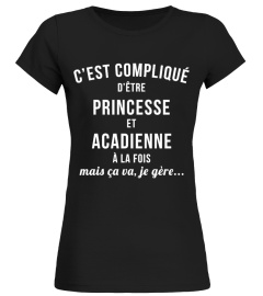 T-shirt Princesse - Acadienne